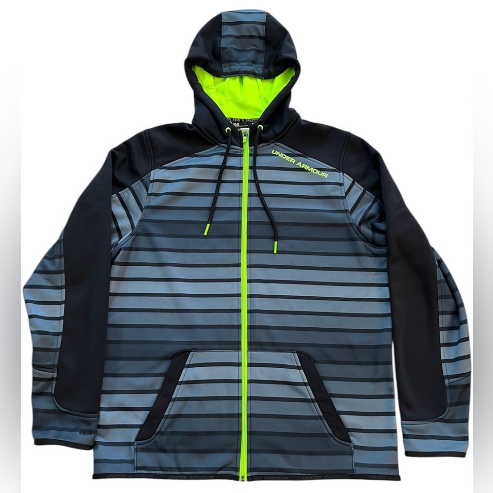 Under Armour men’s blue striped sweater